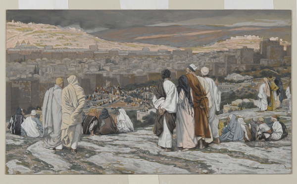 Obraz na plátně The Disciples Having Left Their Hiding Place Watch