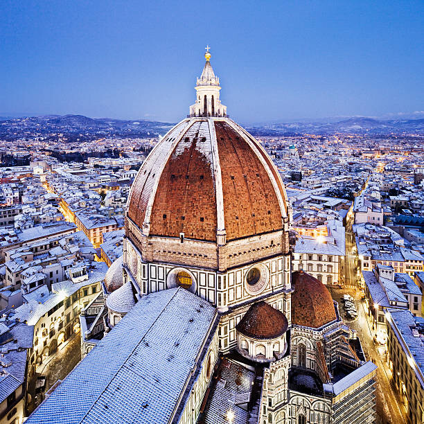 Umělecká fotografie The dome of Santa Maria del Fiore Cathedral, Duomo