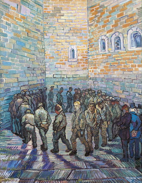 Umelecká tlač The Exercise Yard, or The Convict Prison, 1890