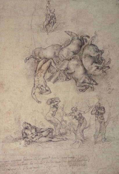 Obraz na plátně The Fall of Phaethon, 1533