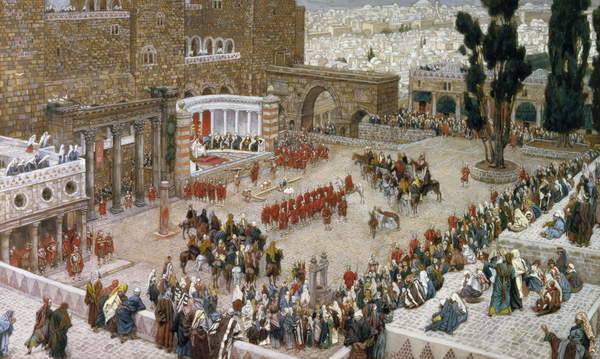 Obraz na plátně The Forum of Jerusalem as Seen From Above