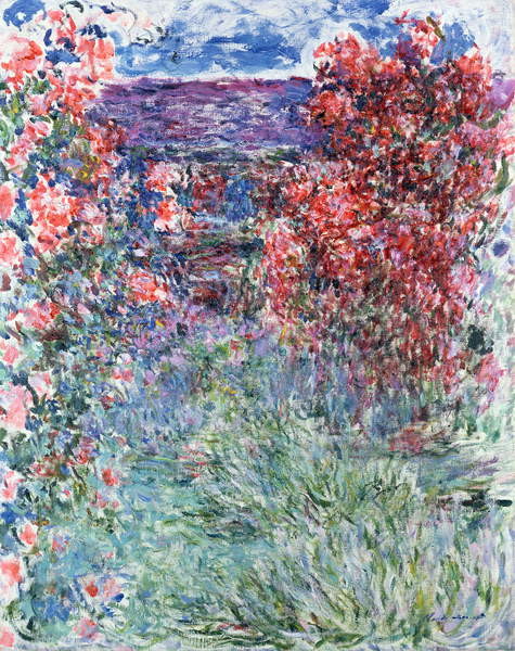 Obrazová reprodukce The House at Giverny under the Roses, 1925