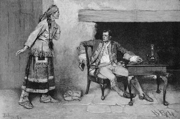 Fototapeta The Ojibway Maiden Disclosing Pontiac's Plot