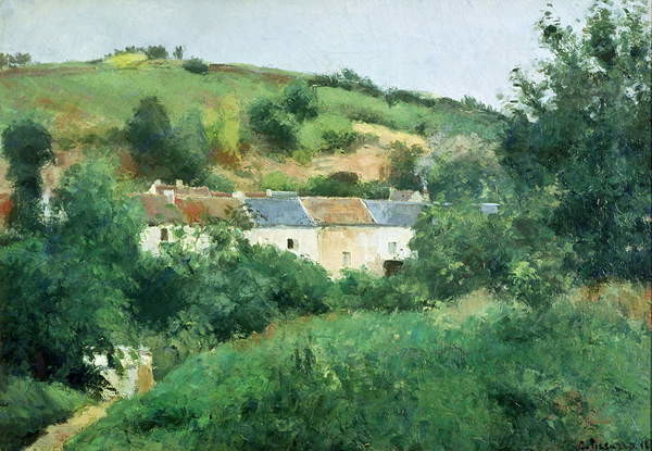 Umelecká tlač The Path in the Village, 1875