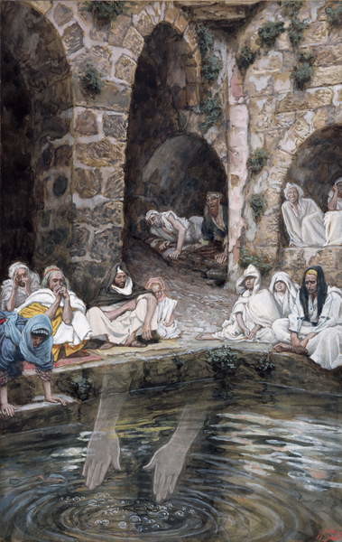 Obraz na plátně The Pool of Bethesda