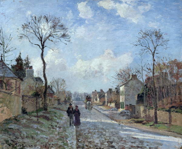 Umelecká tlač The Road to Louveciennes, 1872