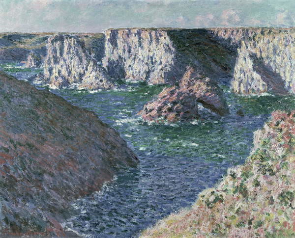 Umelecká tlač The Rocks of Belle Ile, 1886