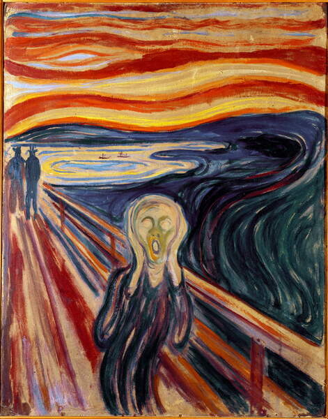 Festmény reprodukció The Scream, 1893