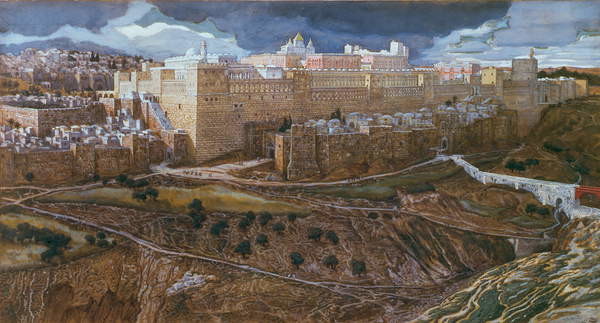 Obraz na plátně The Temple of Herod in our Lord's Time, c.1886-96