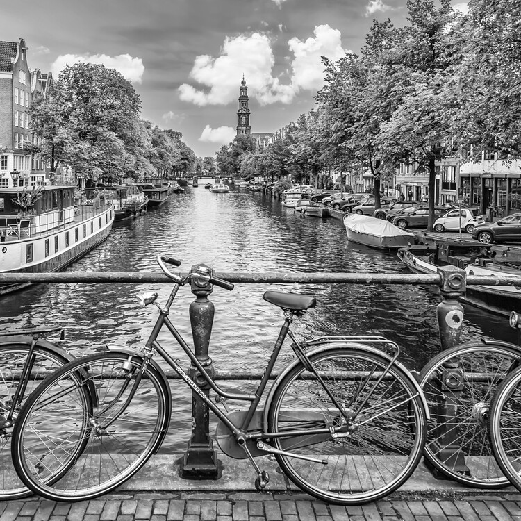 Arte fotográfico Typical Amsterdam | Monochrome