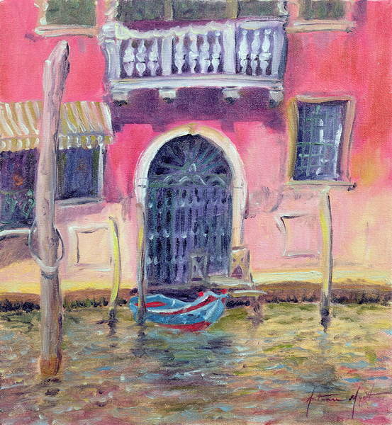 Obraz na plátně Venetian Balcony, 2000