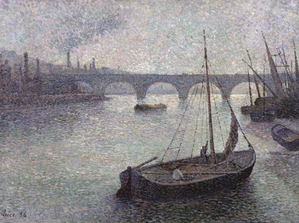 Riproduzione View of the Thames, 1893