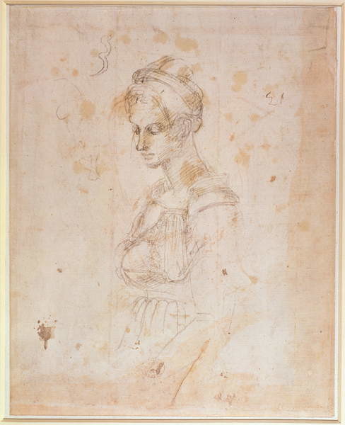 Obrazová reprodukce W.41 Sketch of a woman