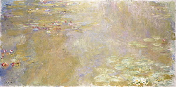 Obraz na plátně Waterlily Pond, c.1917-1919
