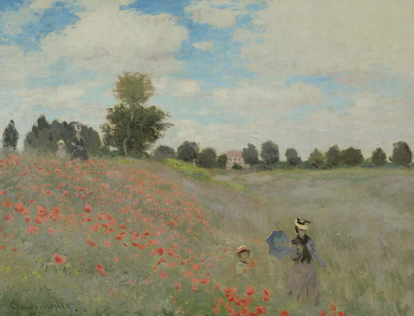 Umelecká tlač Wild Poppies, near Argenteuil , 1873