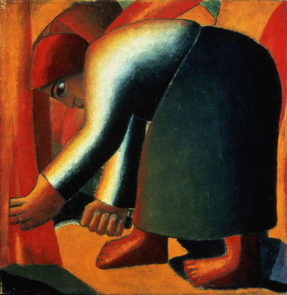 Obrazová reprodukce Woman Cutting, c.1900