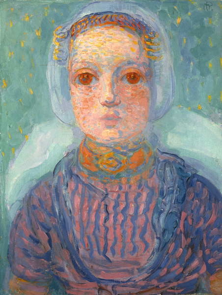 Reprodukcja Zeeland Little Girl; Zeeuws Meisje, 1909-1910