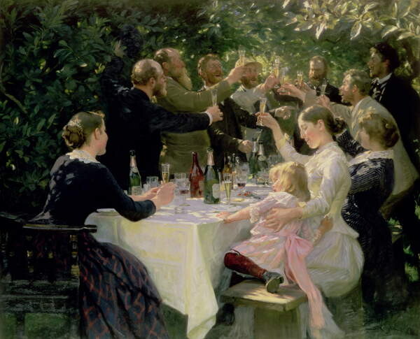 Samolepka Artists' Party at Skagen, 1888