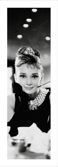 Umělecký tisk Audrey Hepburn - B&W