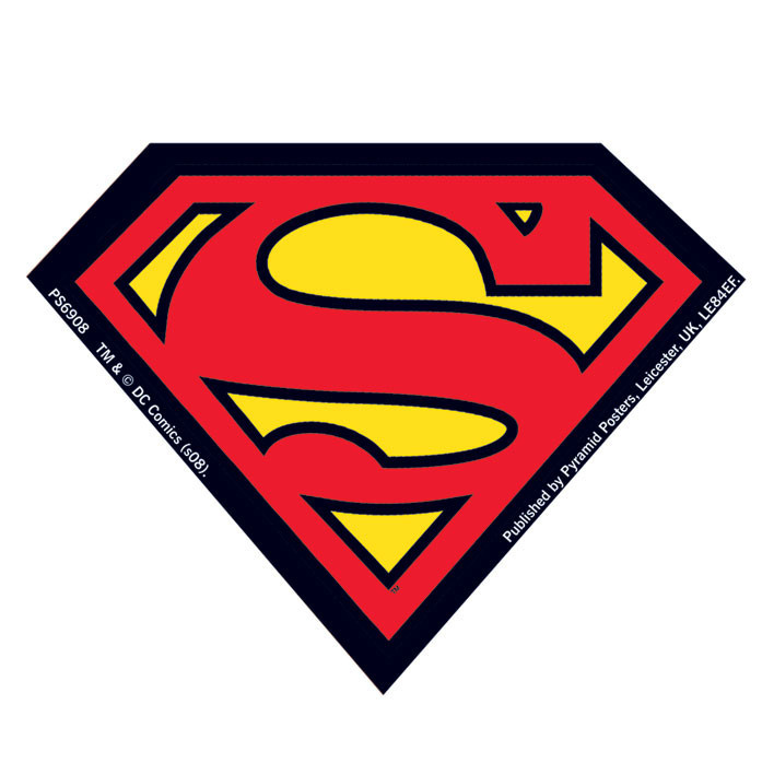 Aufkleber Superman Logo Originelle Geschenkideen