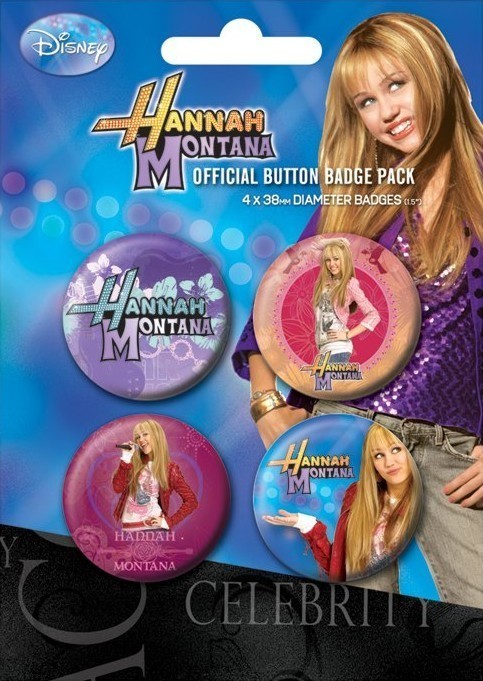 HANNAH MONTANA Badges pakke | Kjøp hos Europosters HANNAH MONTANA Badges pakke | Kjøp hos Europosters