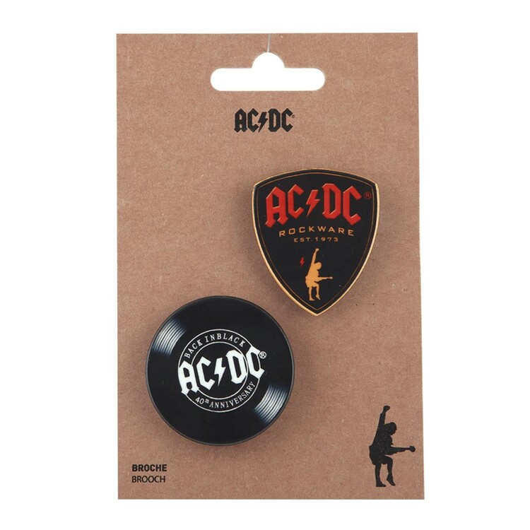 Badge AC/DC - Logos | Idées de cadeaux originaux