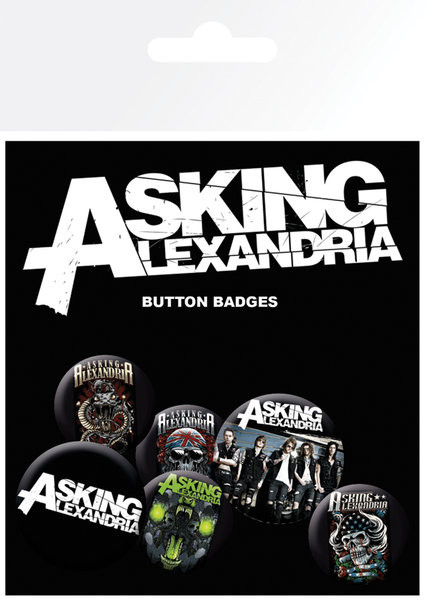 Badge sæt Asking Alexandria - Graphics