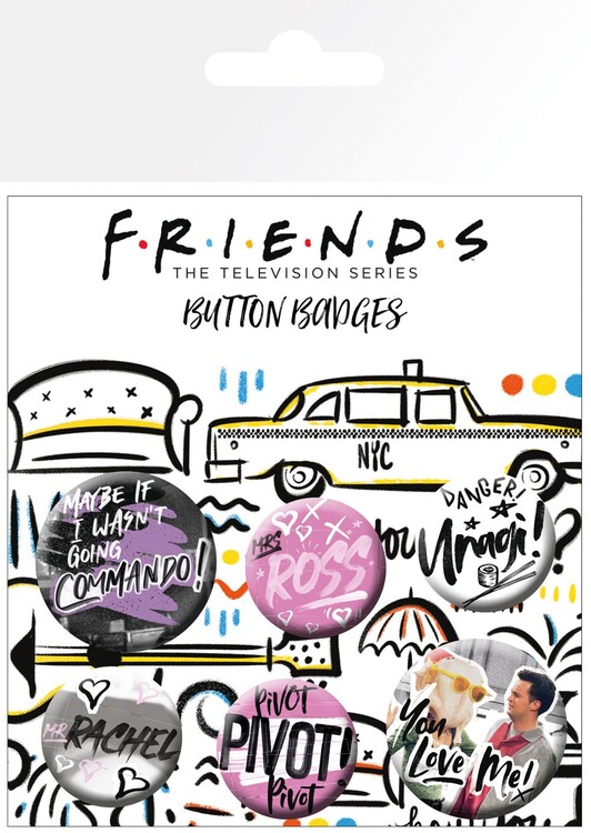 Badges Friends - Characters