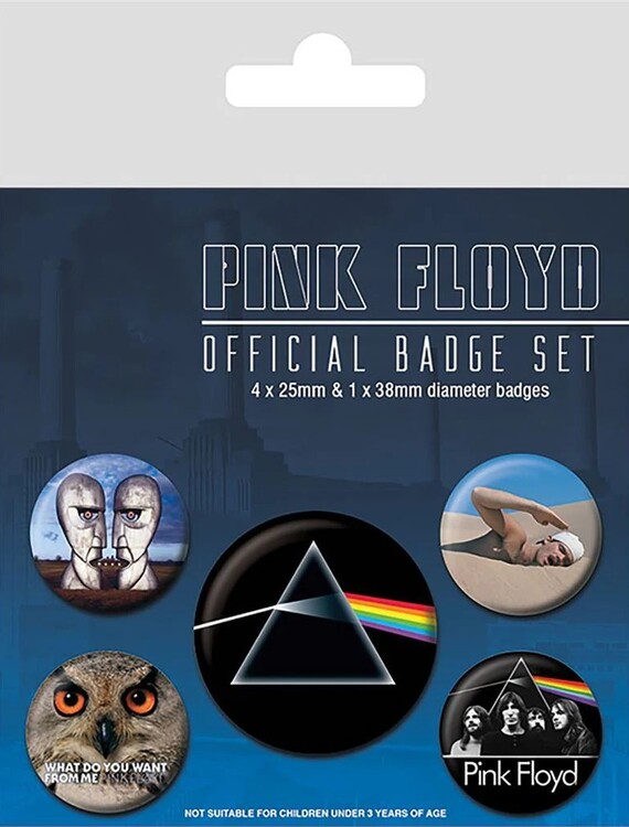 Badge set Pink Floyd