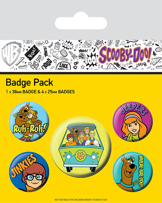 Badge Scooby Doo - Mystery Machine Team