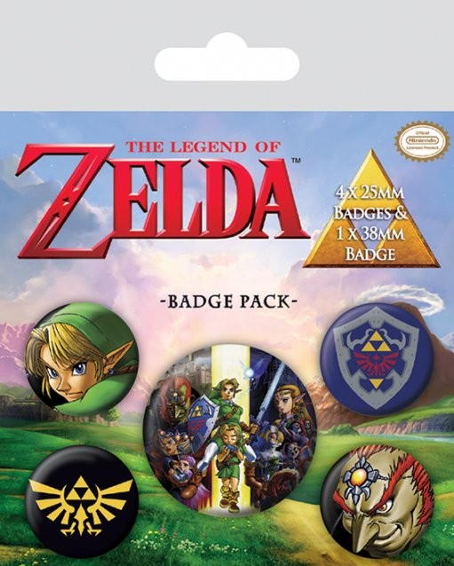 Set de badges The Legend Of Zelda