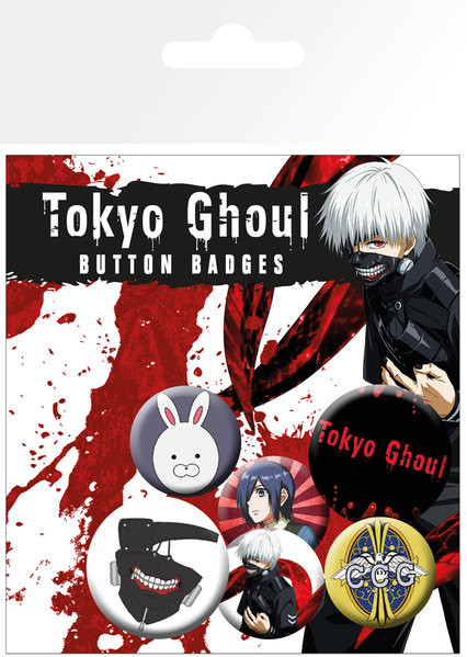 Badge sæt Tokyo Ghoul - Mix