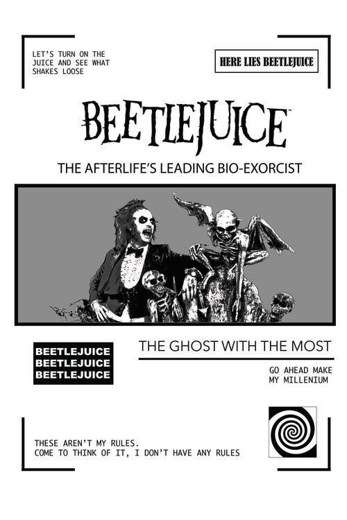 Samolepka Beetlejuice - The Ghost
