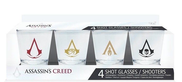 Bicchiere Assassins Creed - Emblems
