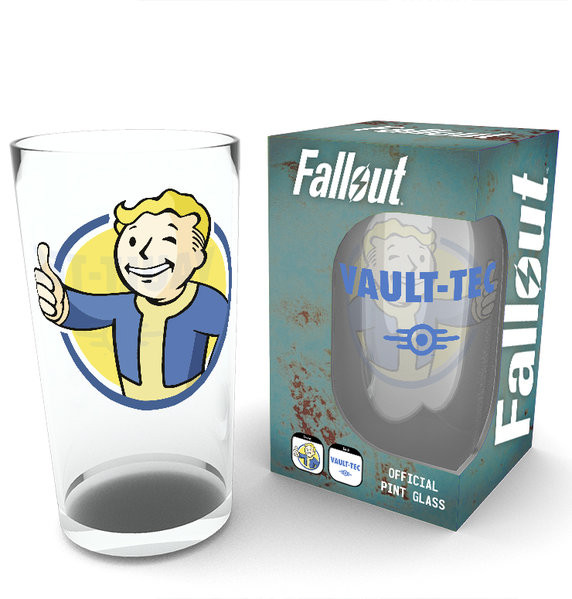Set di 4 bicchierini da liquore Vault Boy/Vault-Tec Fallout 