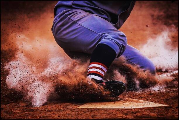 Canvastavla baseball