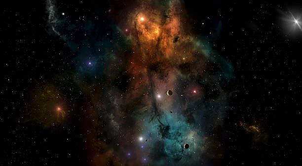 Canvastavla Imaginary Space Background