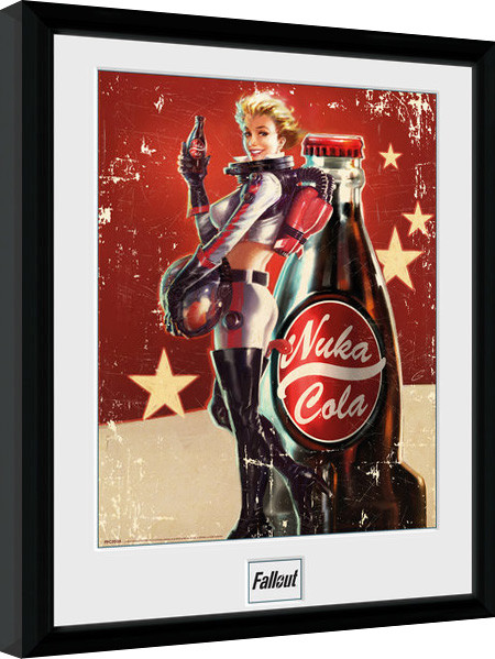 Fallout 4 - Nuka Cola gerahmte Poster