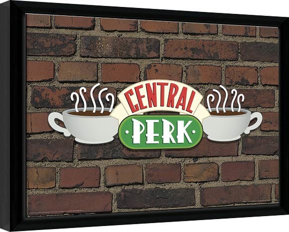 Friends - Central Perk Brick gerahmte Poster