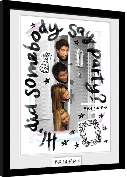 Friends - Party gerahmte Poster