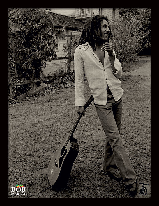 Gerahmte Poster Bob Marley - Vintage