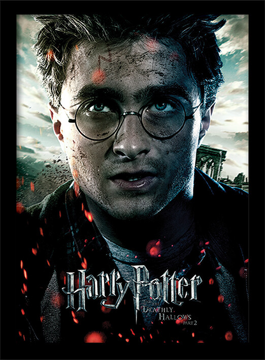 Gerahmte Poster Harry Potter: Deathly Hallows Part 2 - Harry