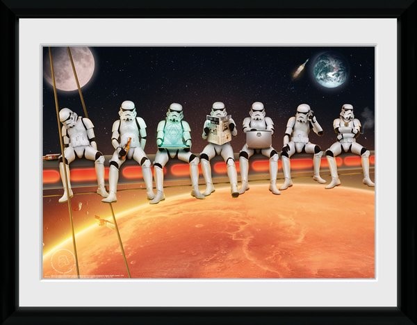 Stormtrooper Stormtroopers On A Girder Gerahmte Poster Bilder Kaufen Bei EuroPosters