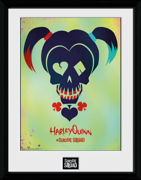 SCHLÜSSELANHÄNGER SUICIDE SQUAD HARLEY QUINN SKULL
