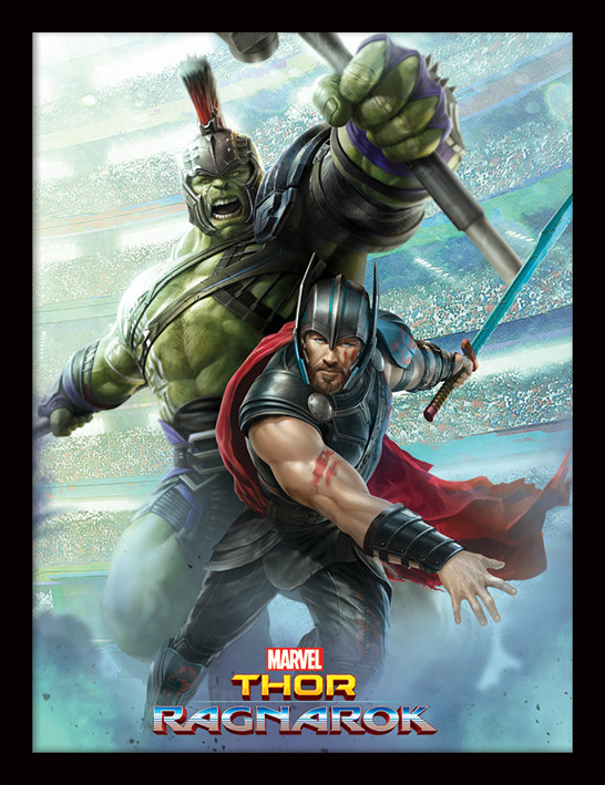 Thor Ragnarok Thor And Hulk Gerahmte Poster Bilder Kaufen Bei Europosters