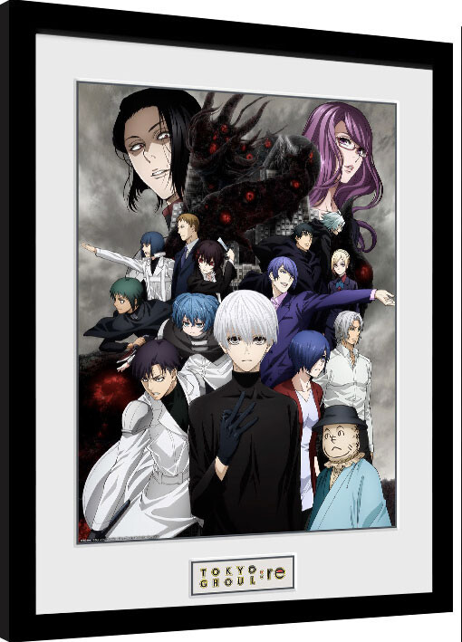 Tokyo Ghoul Re Key Art 3 Gerahmte Poster Bilder Kaufen Bei Europosters