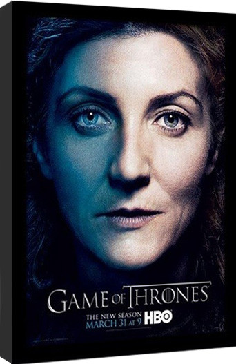 Indrammet plakat GAME OF THRONES 3 - catelyn