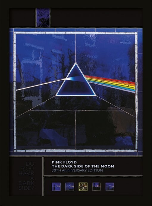 Indrammet plakat Pink Floyd - Dark Side of the Moon (30th Anniversary)