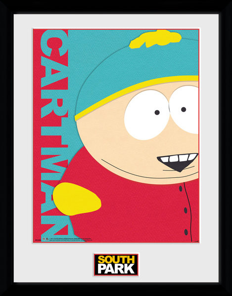 Unravel klo Bange for at dø South Park - Eric indrammet plakat, Billede på Europosters.dk