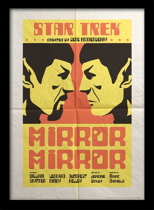 Indrammet plakat Star Trek - Mirror Mirror